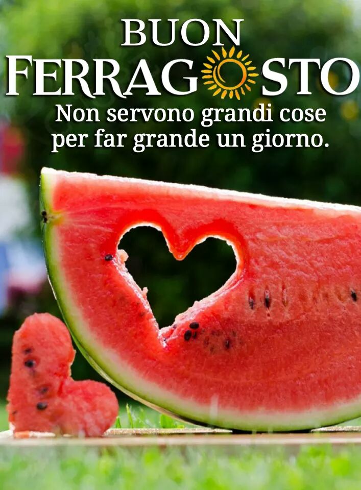 BUON FERRAGOSTO 2020