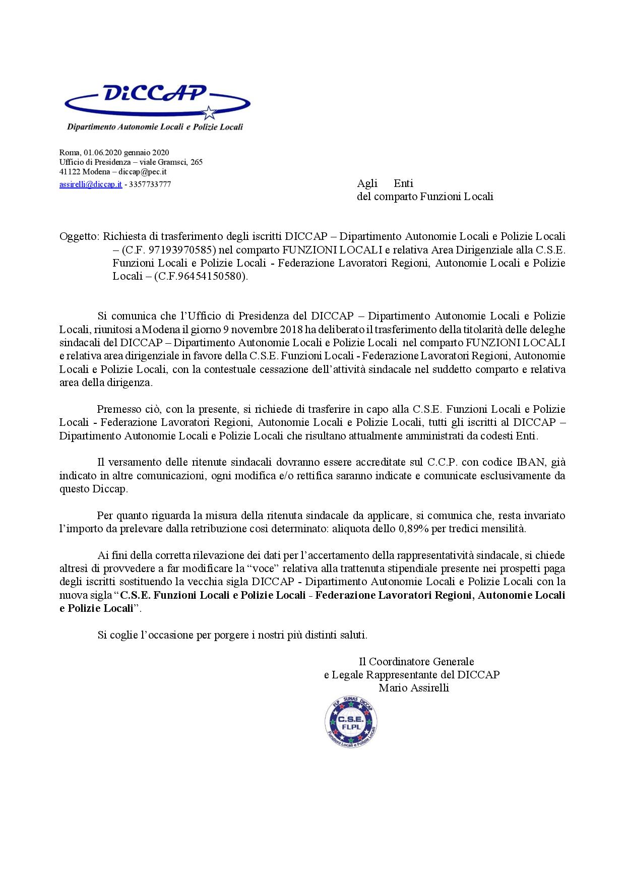 DICCAP agli enti lettera imputaz iscritti page 001