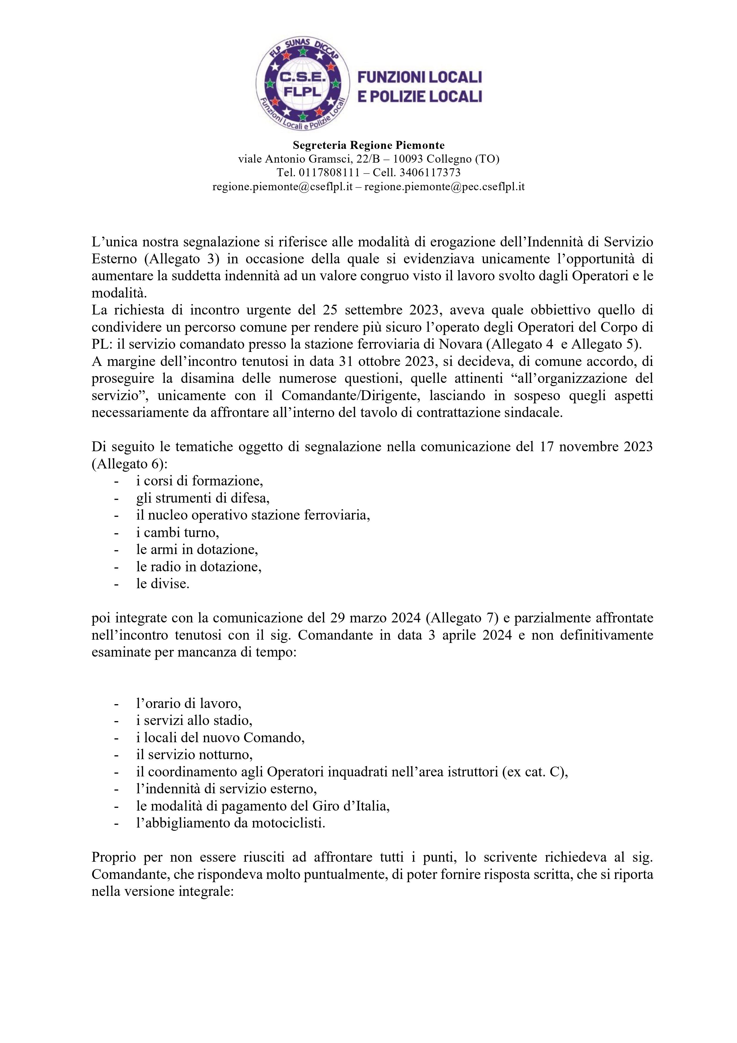 SCIOPERO NOVARA 6 MAGGIO 2024 immagini 2