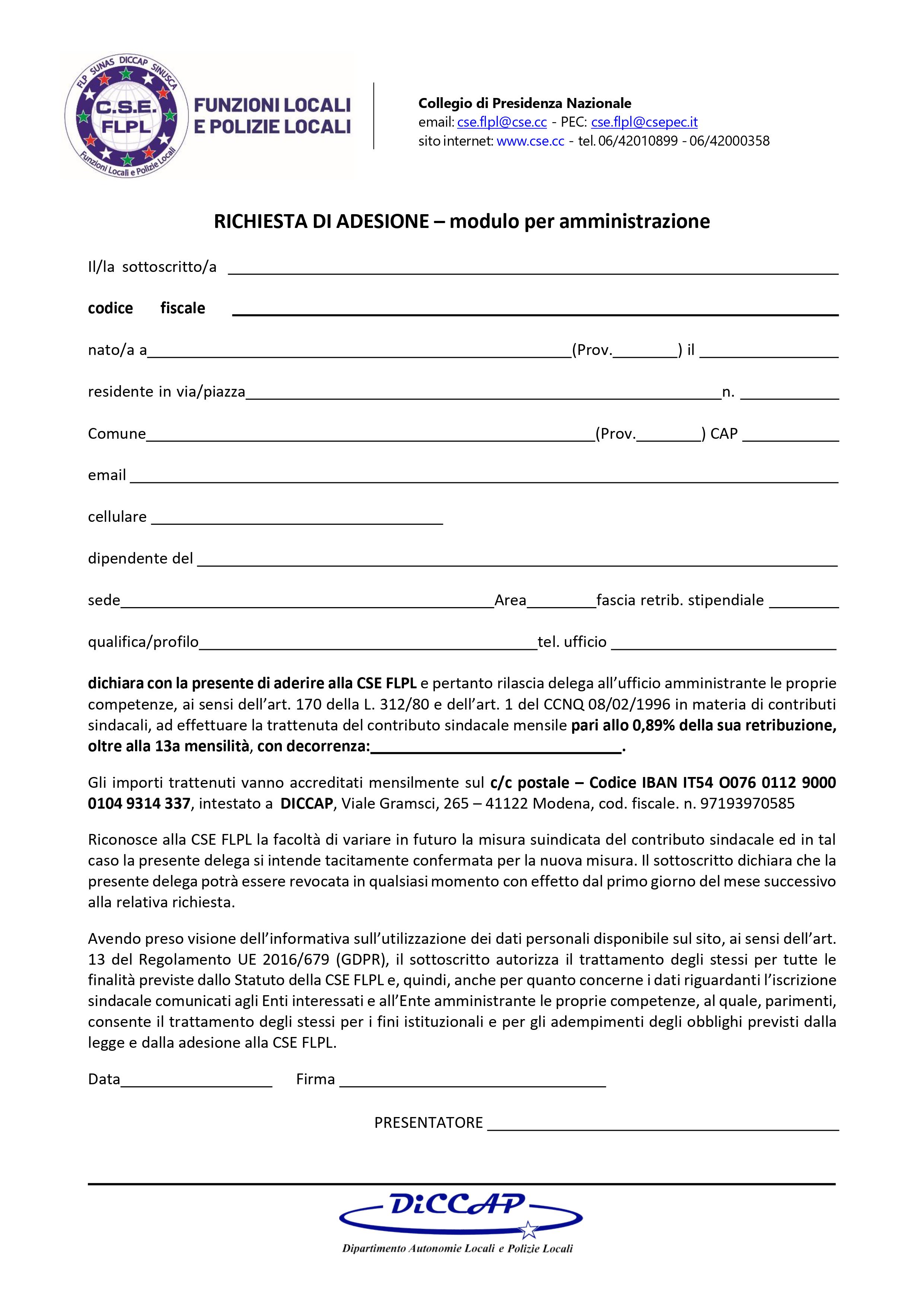 delega amministrazione